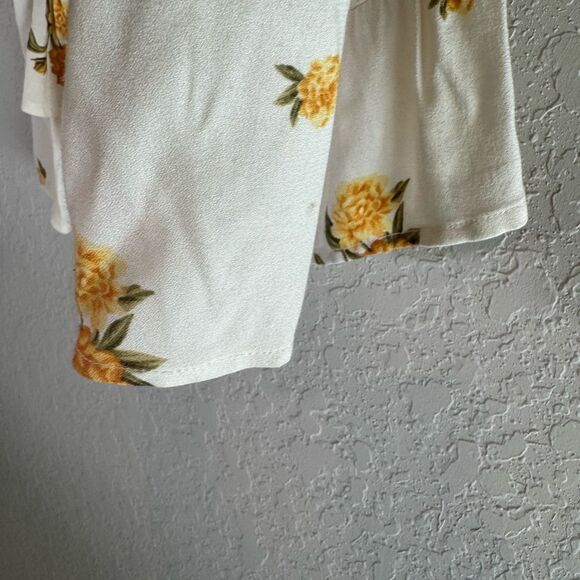 Reformation Plath in Constance Cream Floral Blouse Size S - Picture 4 of 14
